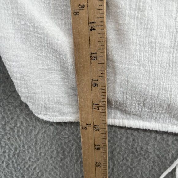 faithfull the brand blouse top tassels boho peasant resort beachy size 4 - Picture 8 of 12